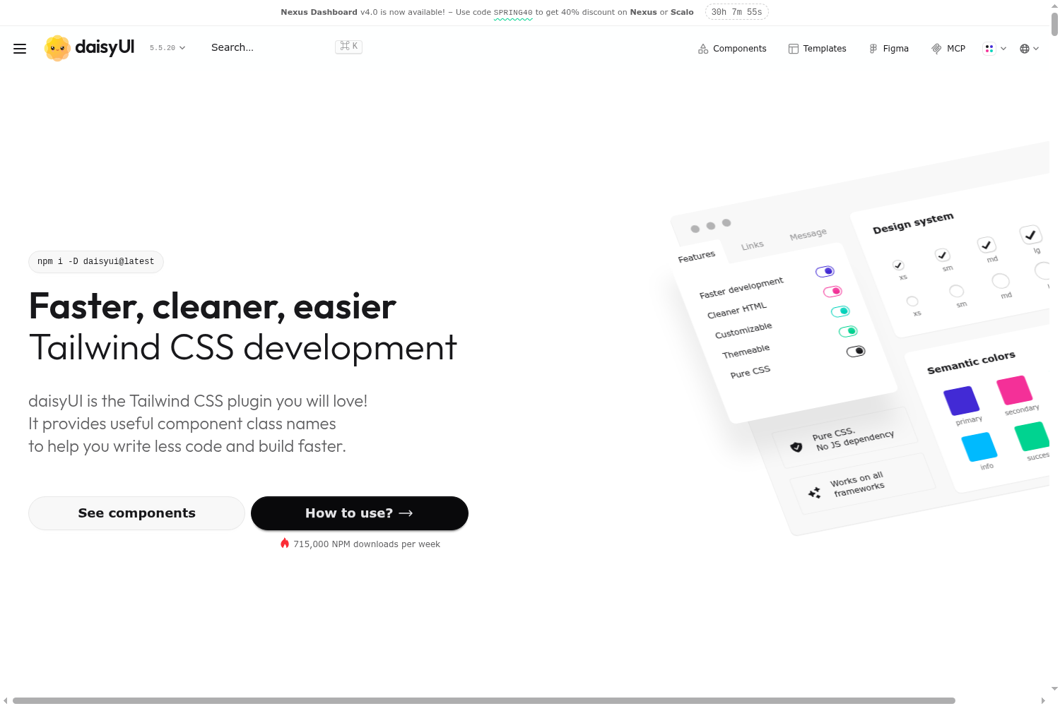 daisyUI | Toolfolio