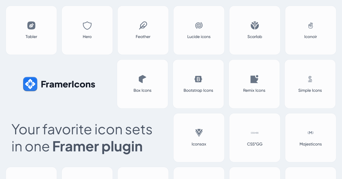 Framer Icons | Toolfolio
