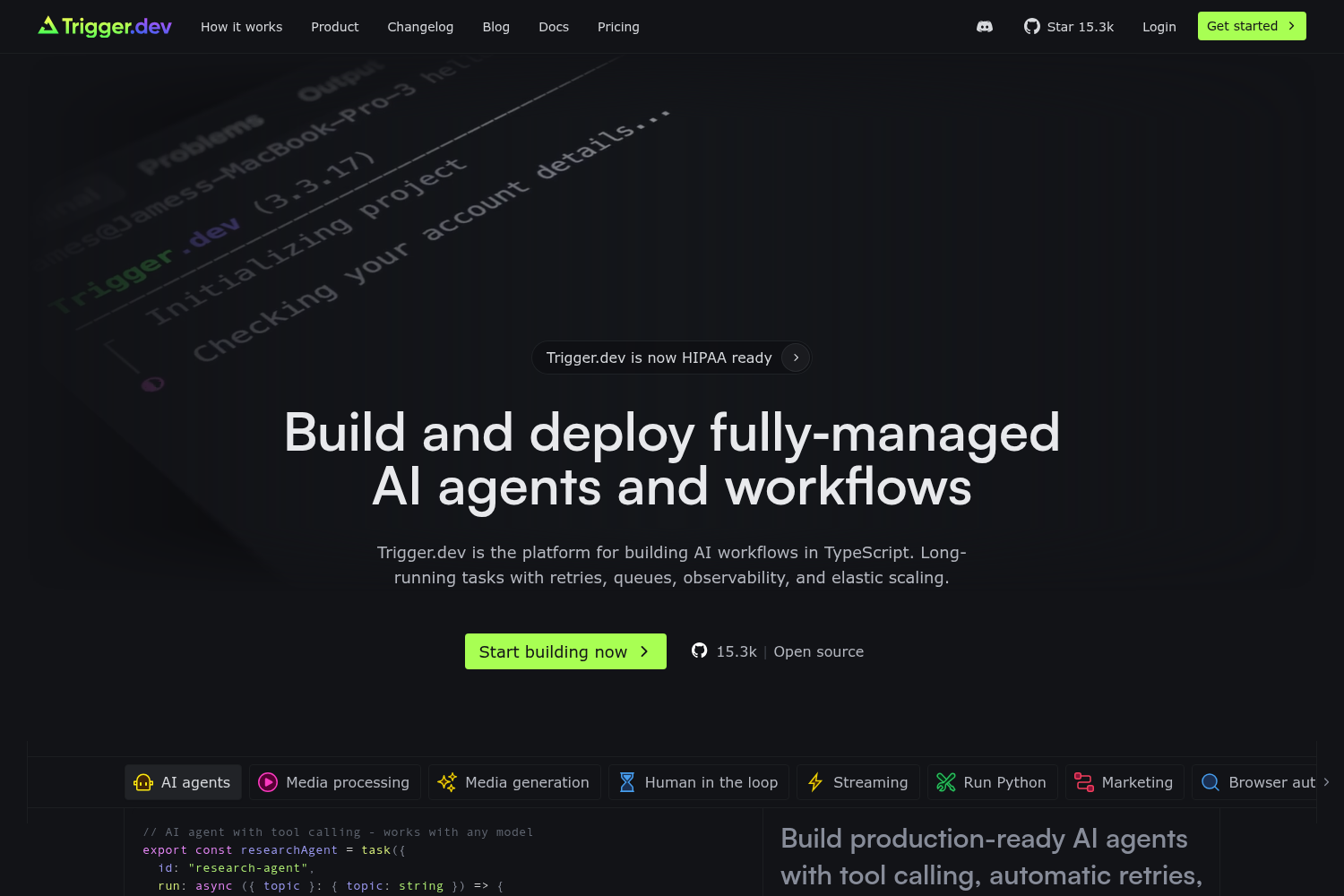 Trigger.dev | Toolfolio